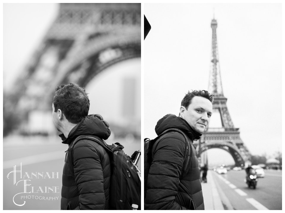 john loves the eiffel tower in paris france