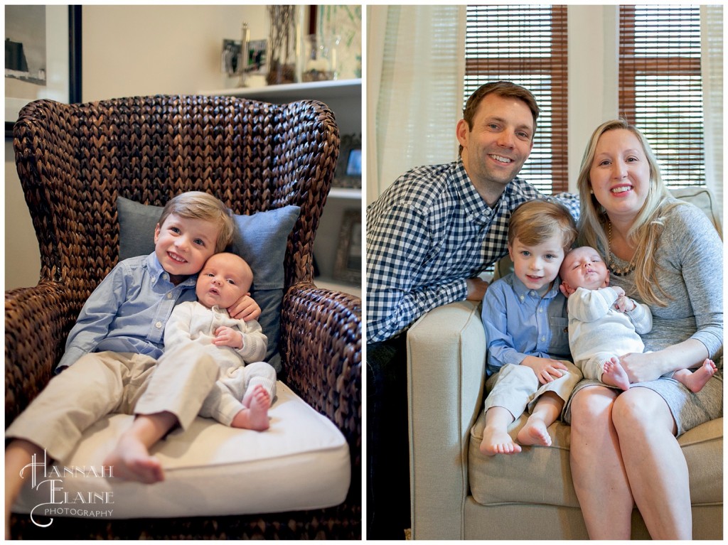 family photo session collage at east nashville bungalow