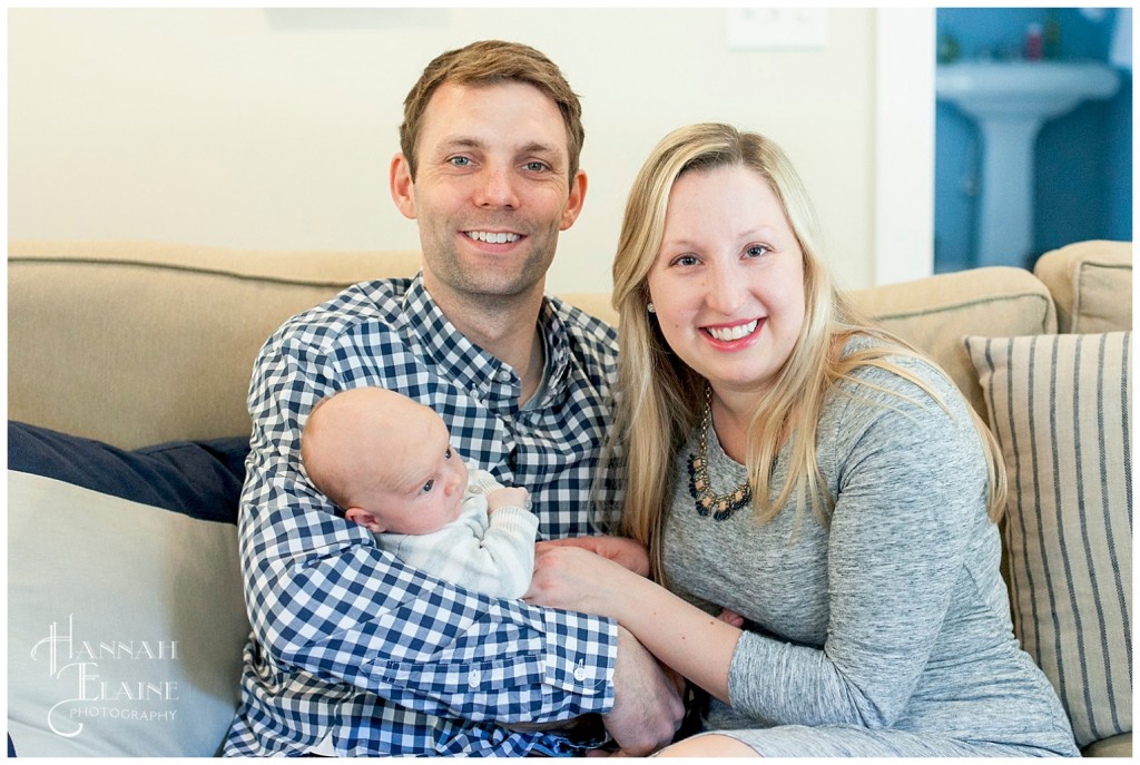 anders newborn photos in east nashville living room