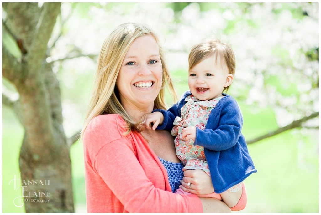 juliet and mom laugh at daddy's antics