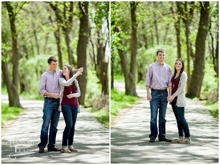 shelby park greenway engagement photos