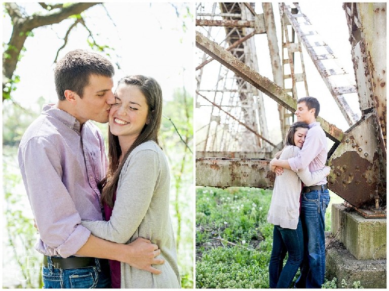 cumberland river and shelby park engagement photo session