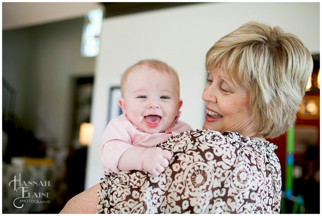 ethan loves when his grandma holds him