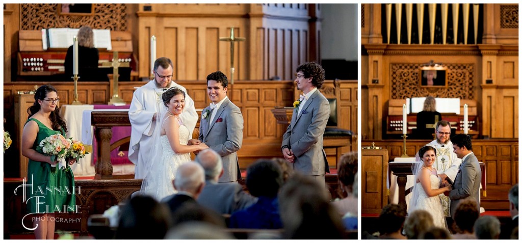 hannah and drew's wedding ceremony