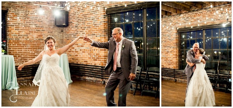 father daughter dance and couple's first dance