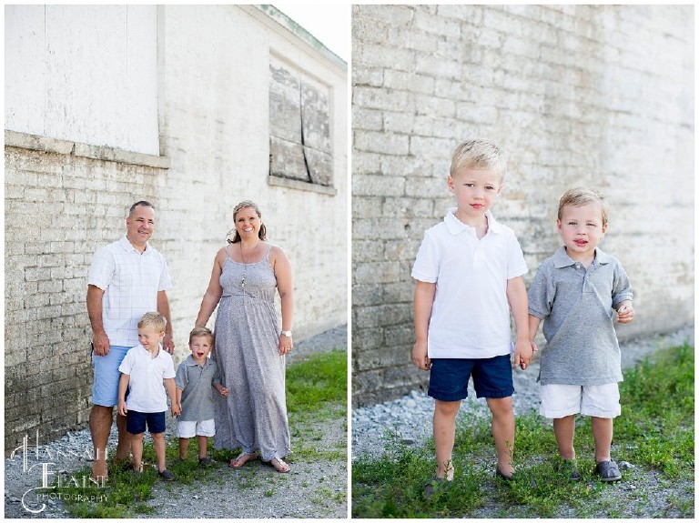 rustic location for family photos in franklin