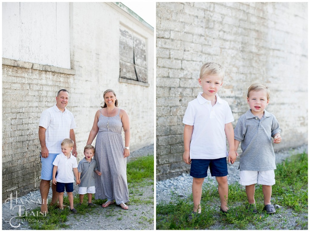 rustic location for family photos in franklin