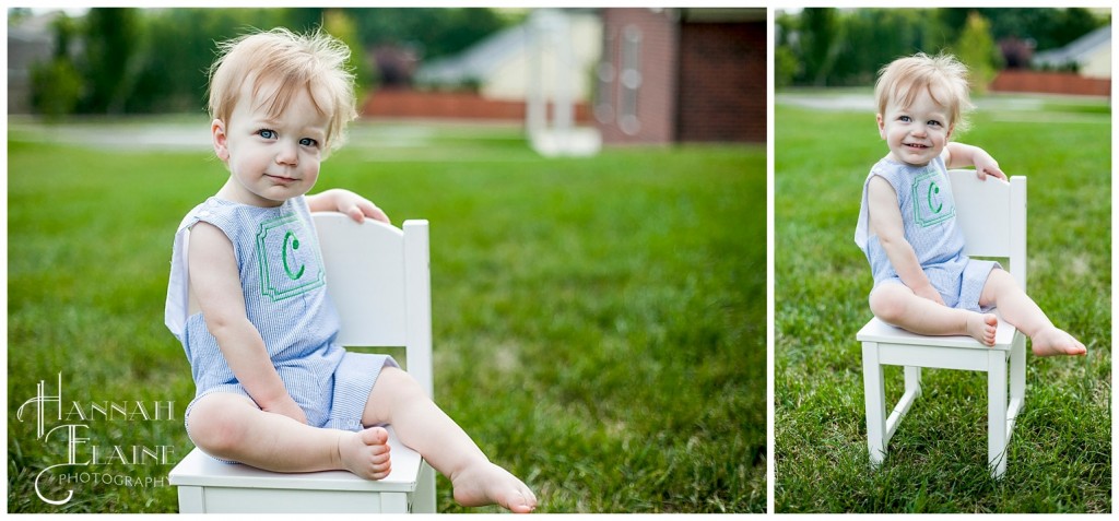 little boy rolling chill in his white chair