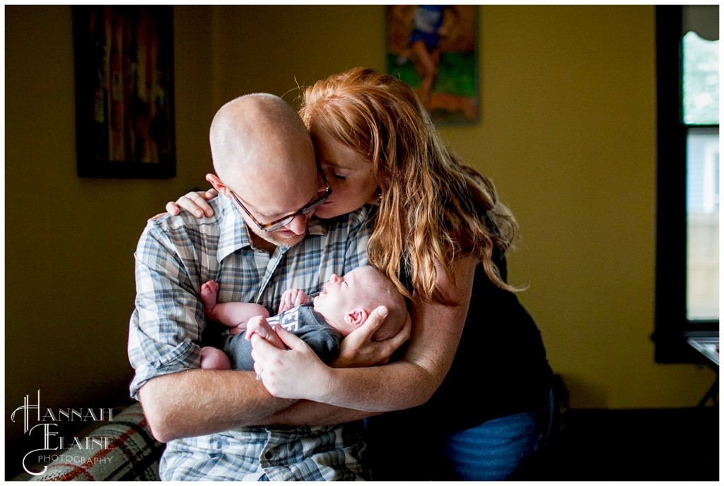 angie and ryan holding their baby wilder