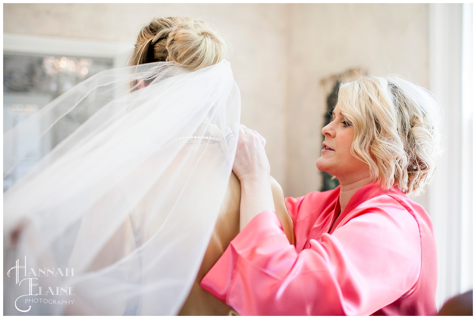 flowing veil, getting ready