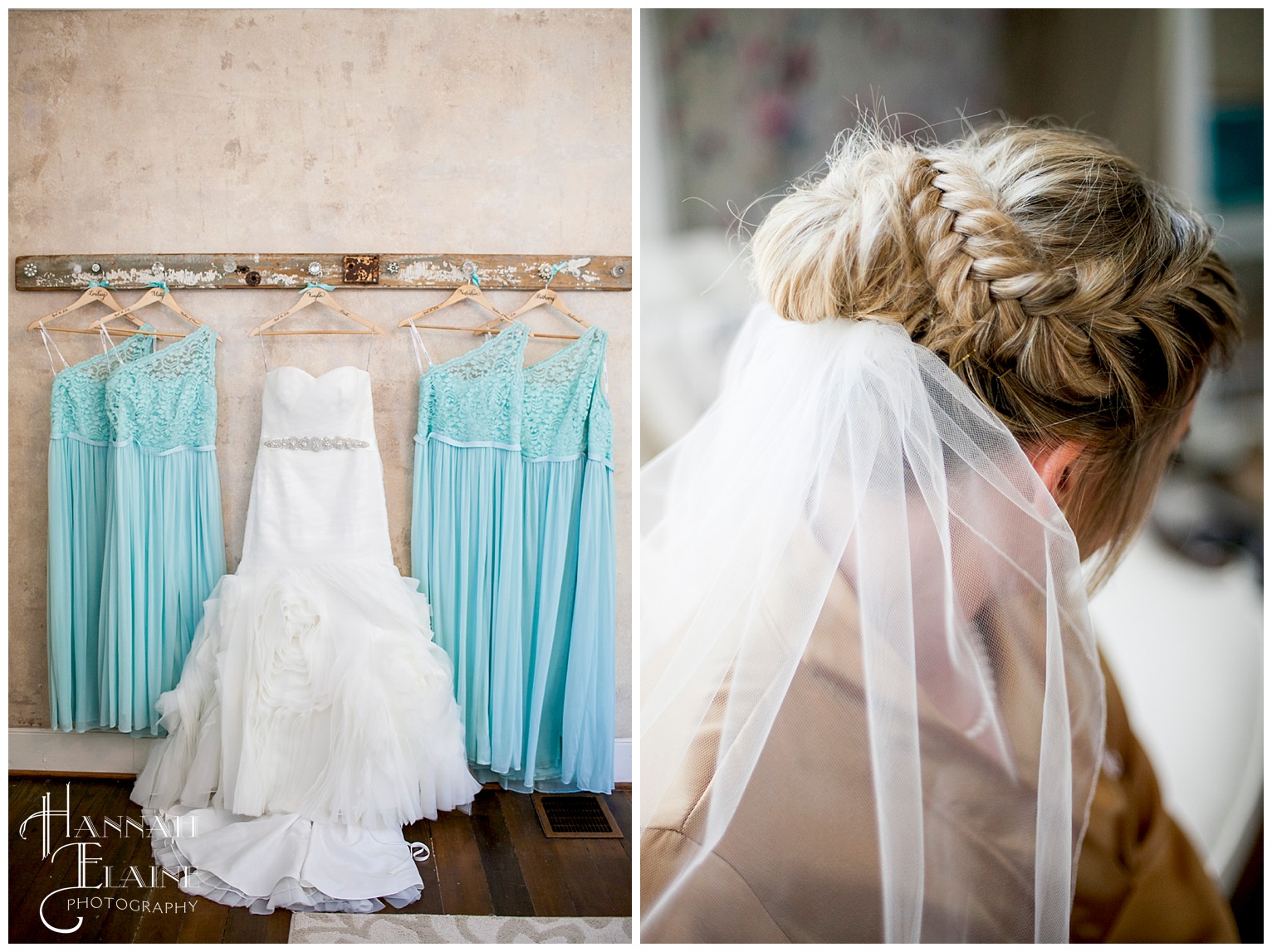 fishbone hair braid bride wedding