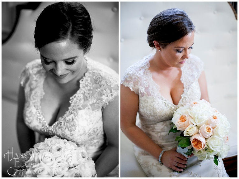 rachel's formal bridals and bouquet